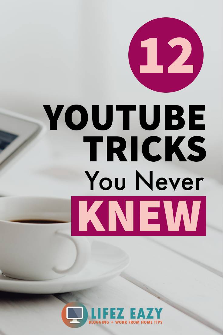 YouTube Tricks Pinterest Pin