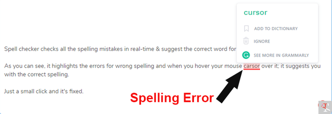 Grammarly Spell Checker