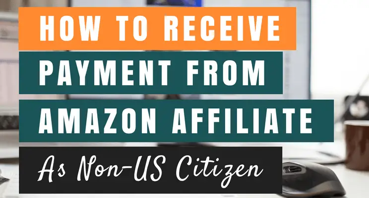 Receive payment from Amazon affiliate cover picture