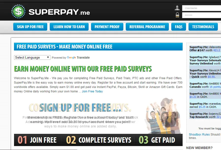 Superpay.me website