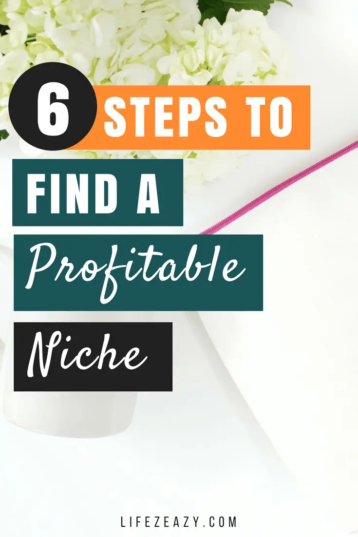 How to find a profitable niche Pinterest pin