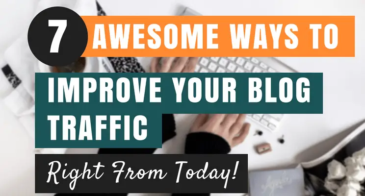Ways to improve blog traffic cover picture