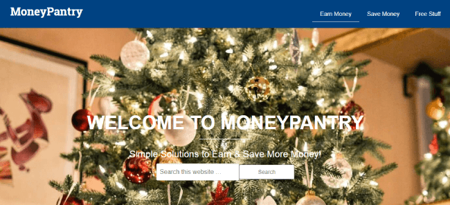 MoneyPantry website