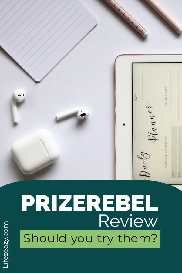 PrizeRebel Review Pinterest pin
