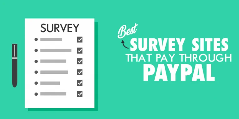 High Paying survey sites that pay through PayPal