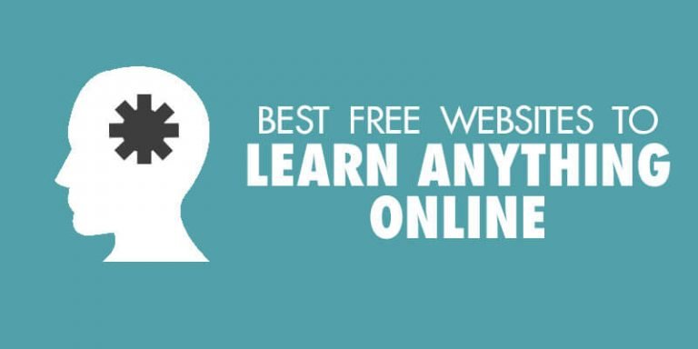 Websites to learn anything online