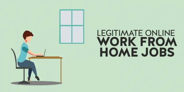 Legitimate online work from home jobs