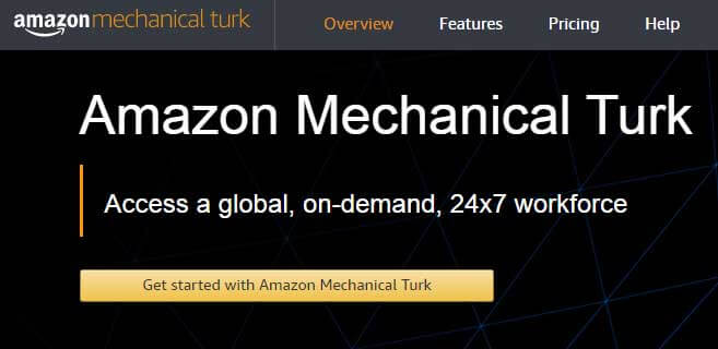 Amazon Mechanical Turk Program