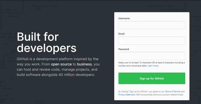 GitHub Website