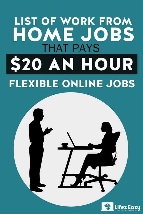 Work from home jobs paying $20 an hour Pin