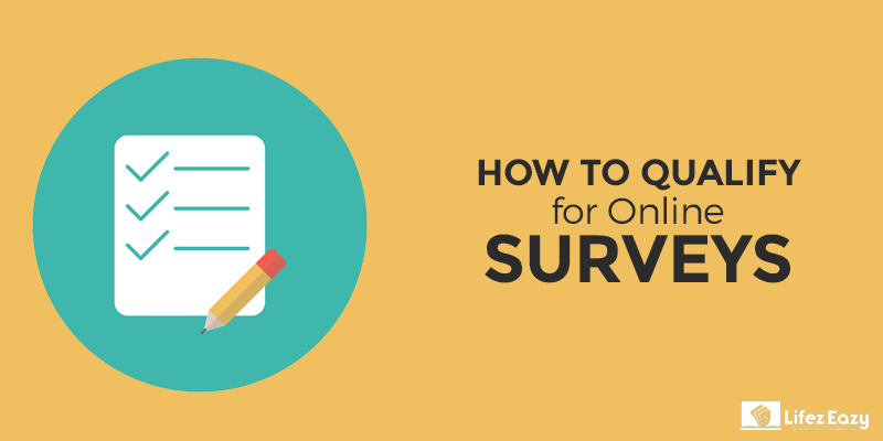 How to qualify for surveys Post cover