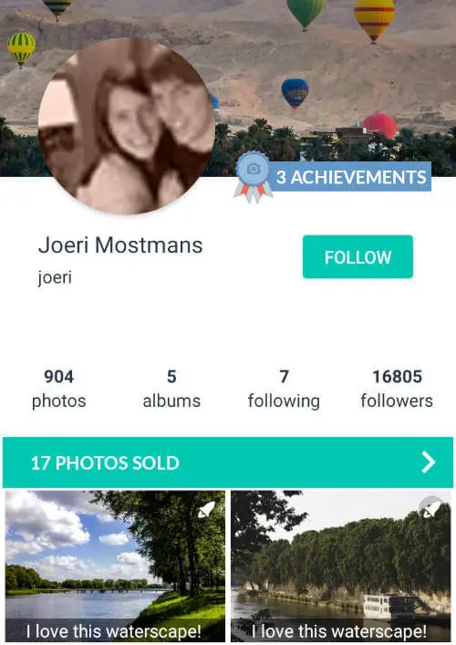 Foap User joeri Account