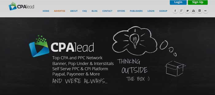 CPAlead website