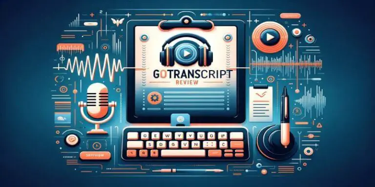 Blog post cover image for the topic "GoTranscript Review"