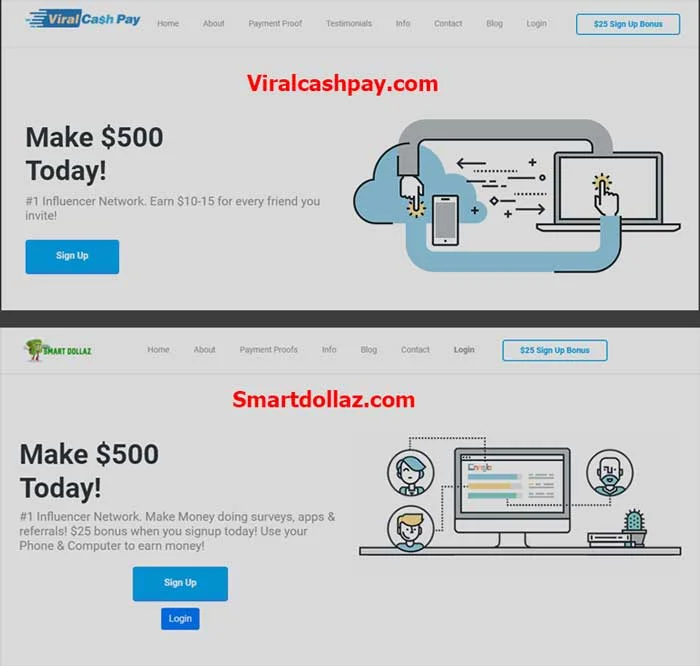 Snart Dollaz & Viral cash pay website
