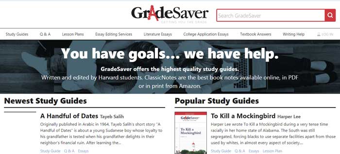 GradeSaver Website