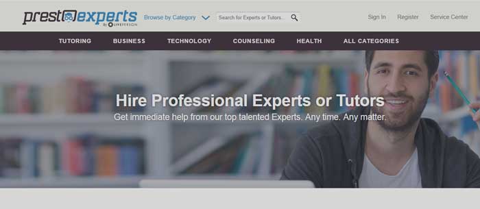 PrestoExperts Website