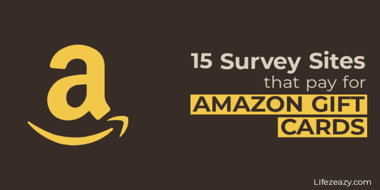 Cover for the post Survey sites that pay for Amazon gift cards