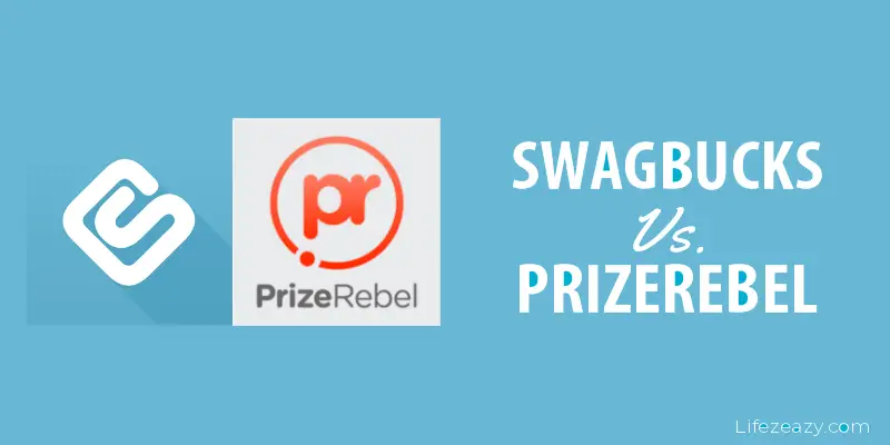 Swagbucks vs PrizeRebel blog post cover