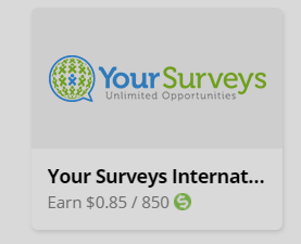 YourSurveys Router Survey Points