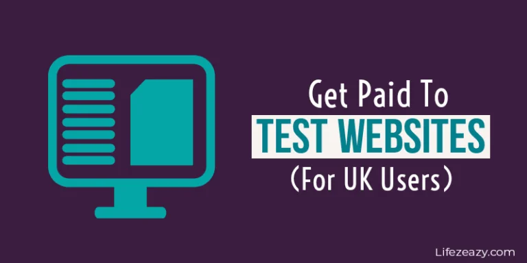 Get paid to test websites for UK users