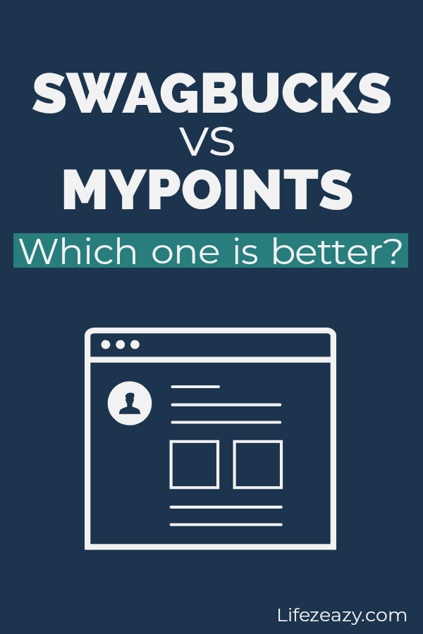 Swagbucks vs MyPoints Pinterest pin
