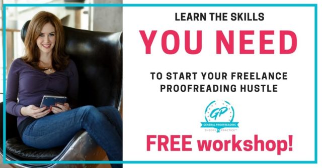 Proofread Anywhere free workshop