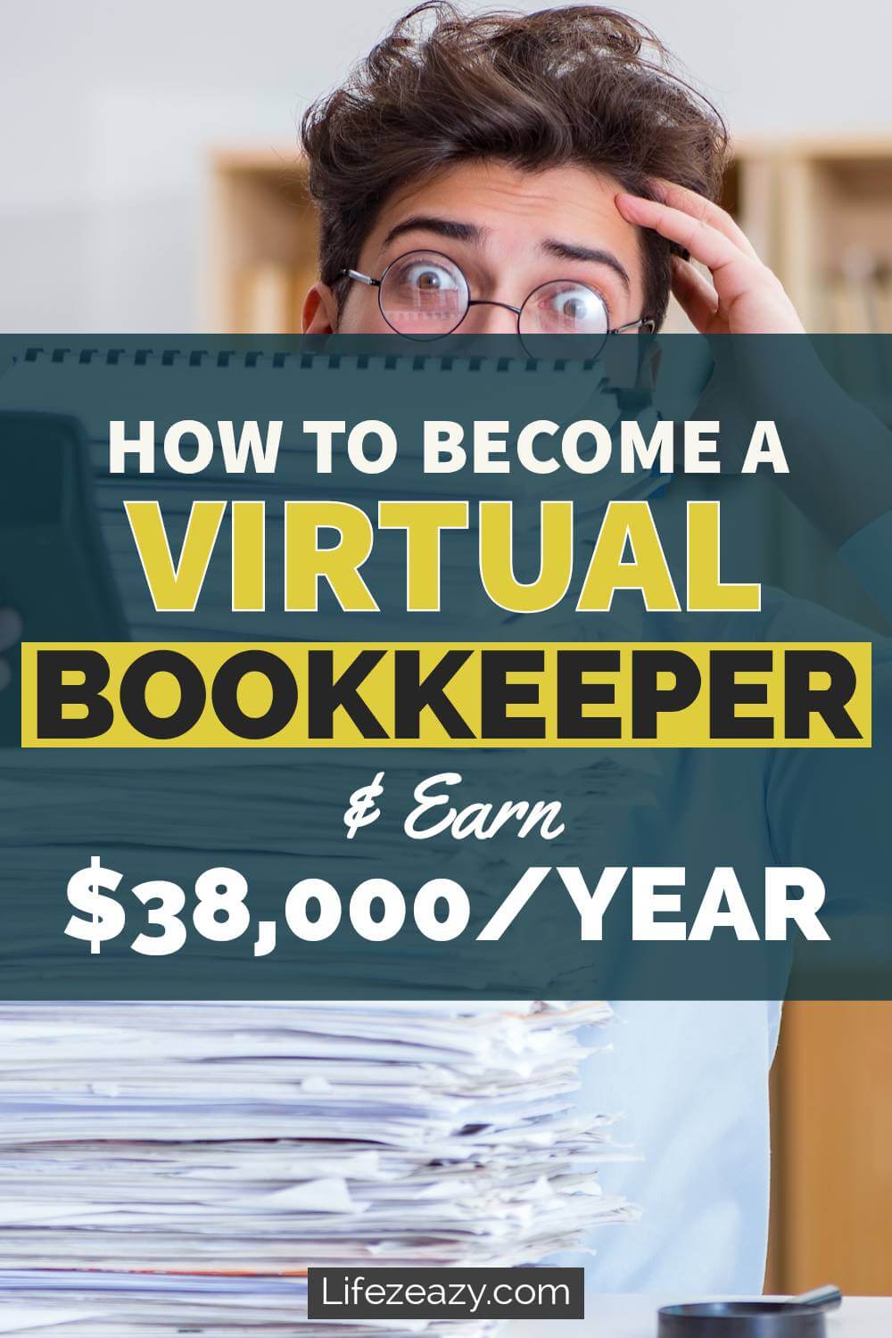 How to become a Bookkeeper Pinterest pin