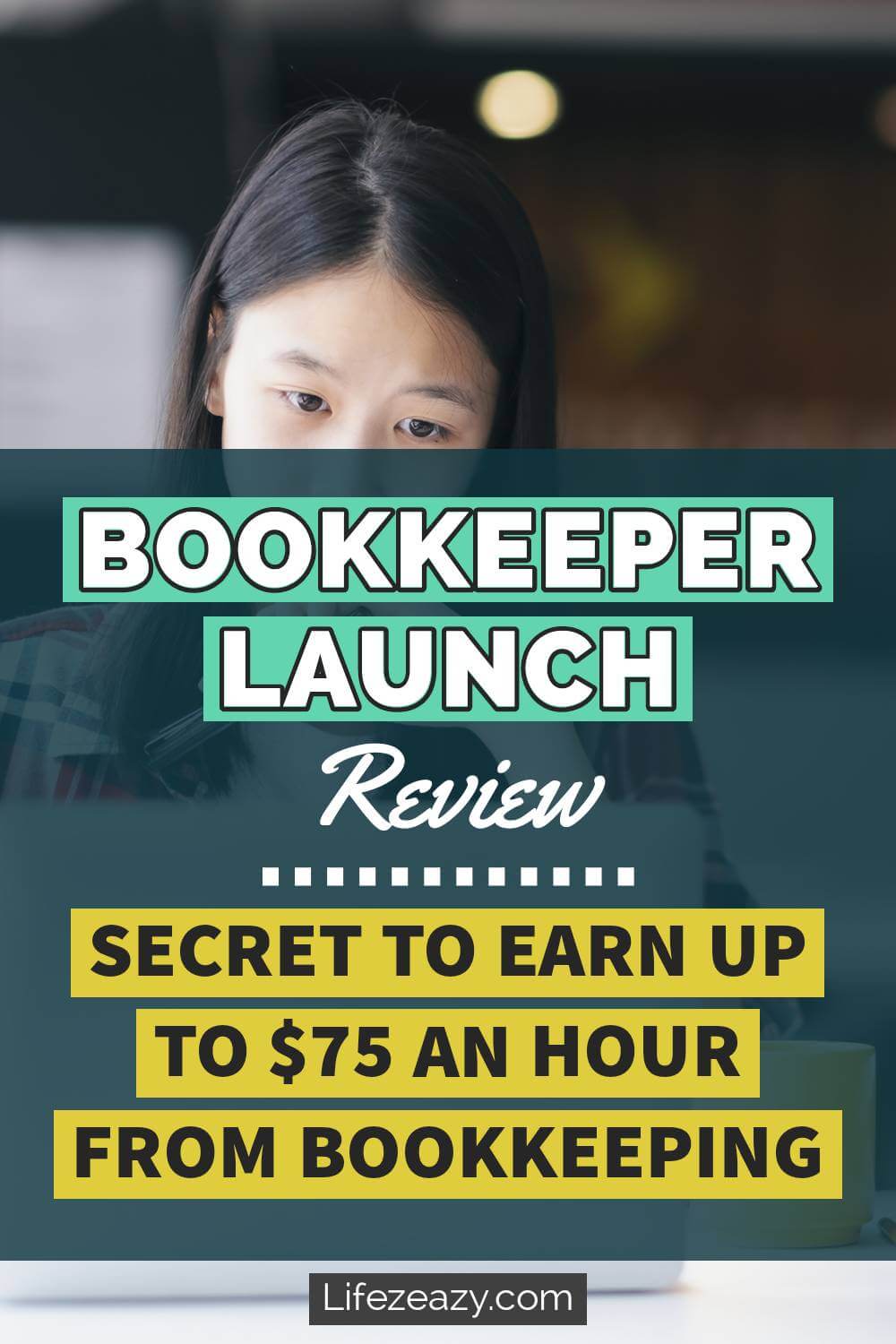 Bookkeeper Launch Review Pinterest pin