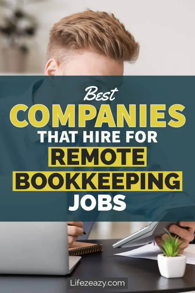 10 Companies/Sites That Hire For Online/Remote Bookkeeping Jobs