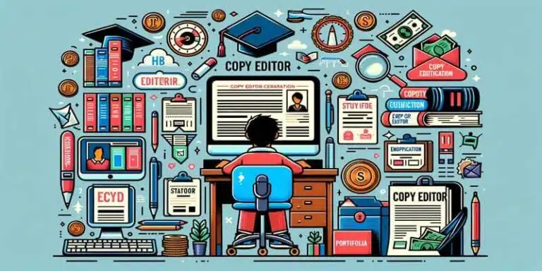 Blog post cover for the topic "How to become a Copy editor with no experience"