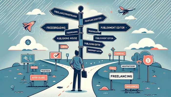 Vector illustration showing career aspects after completing an online course like Knowadays.