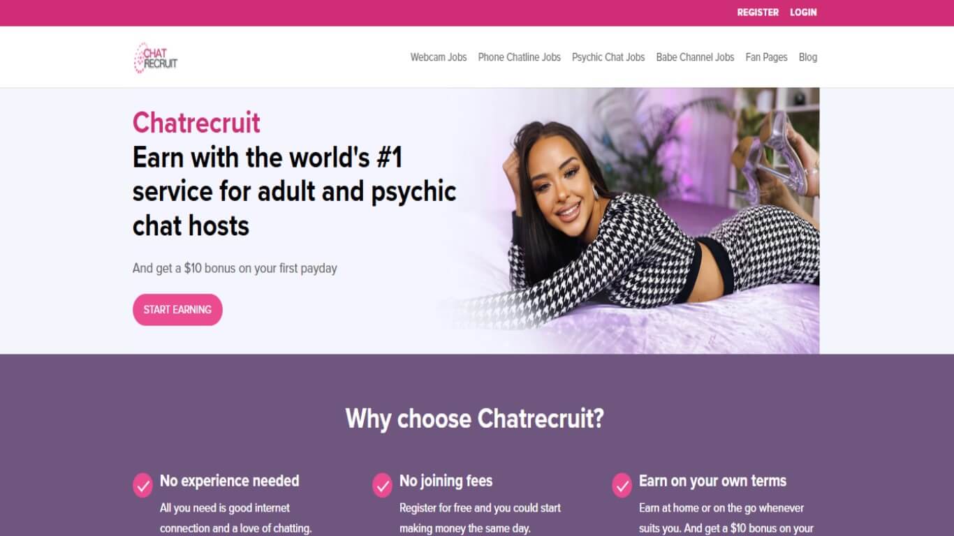 Chat Recruit website
